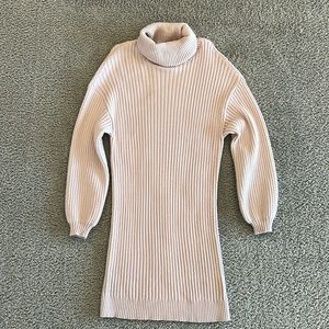 YIBOCK Women Turtleneck Sweater Dress